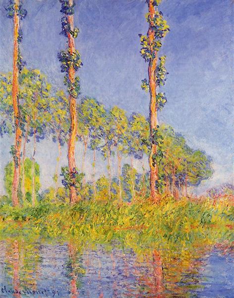 Trois arbres - Effet d'automne - 1891