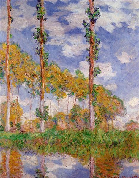 Three trees in summer - 1891