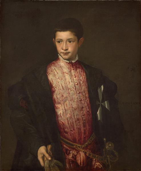 Retrato de Ranuccio Farnese - 1542