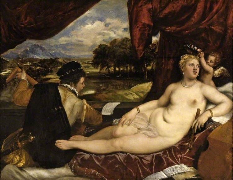 Venus Y El Laudista - 1560