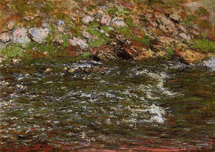 Torrente of the Petite Creuse in Fresselines - 1889