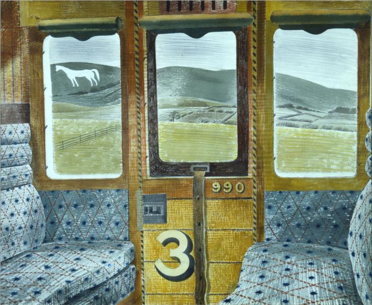 Paesaggio del treno - 1940