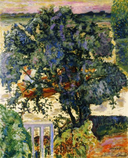 Arbre à côté de la rivière - 1909