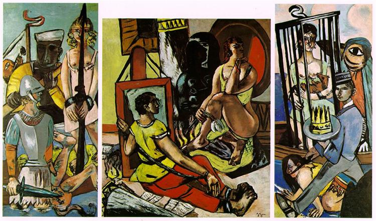 San Antonio'nun Temptation'ın Triptych - 1937