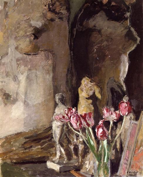 Tulipanes Y Estatuillas - 1919