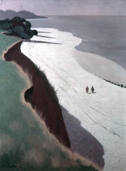 The cliff and the white shore - 1913