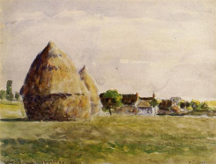 Zmierzch - Eragny - 1889