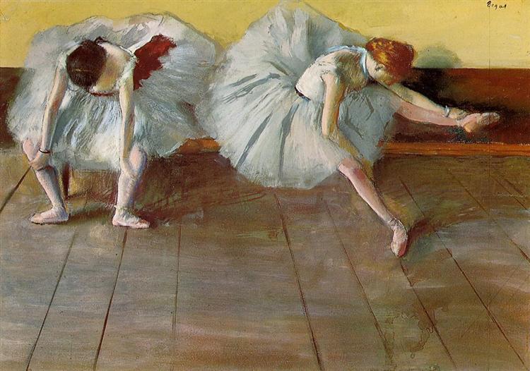 Dos Bailarines De Ballet - 1879