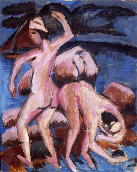 Two bathers - 1912