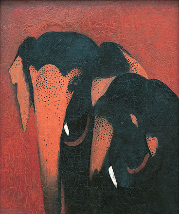 Deux éléphants - 1940