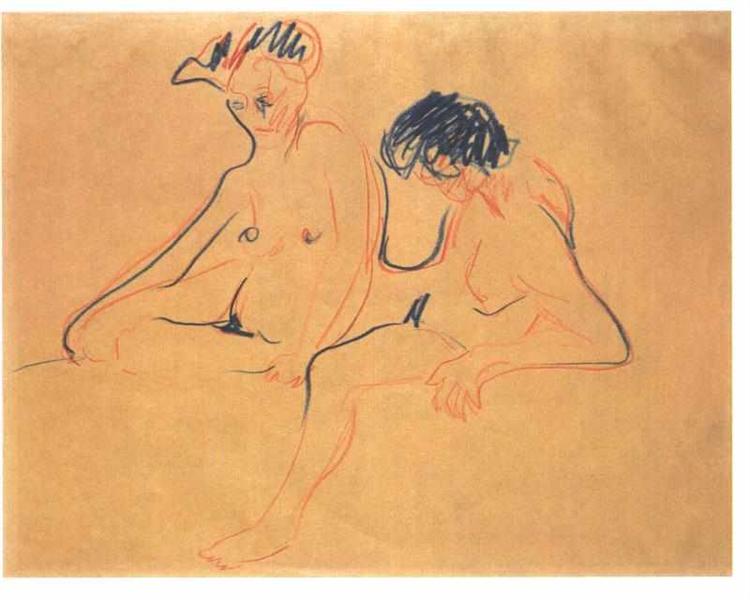 Dos Desnudos Femeninos