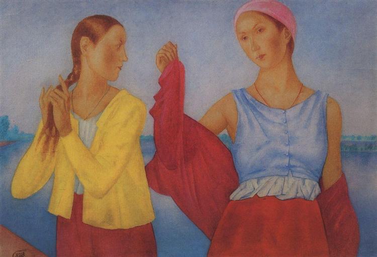 Duas meninas - 1915