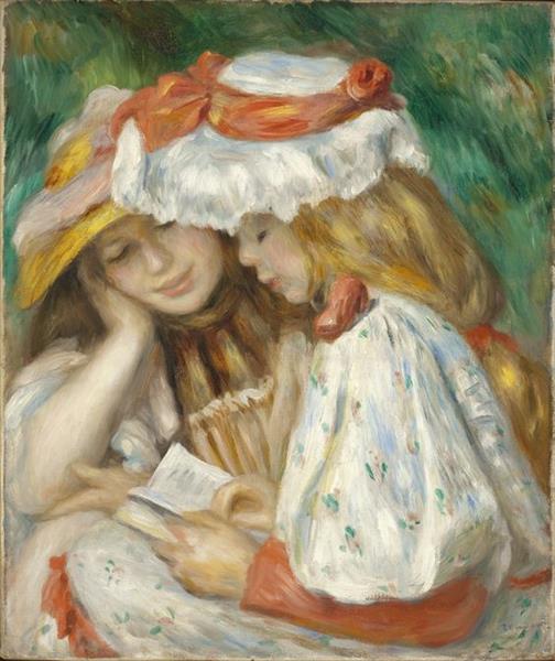 Two Girls Reading - 1891