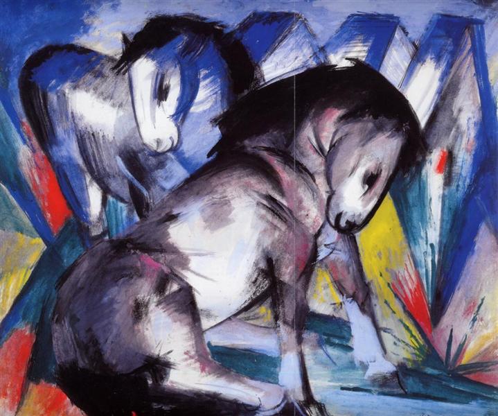 Two Horses - 1913