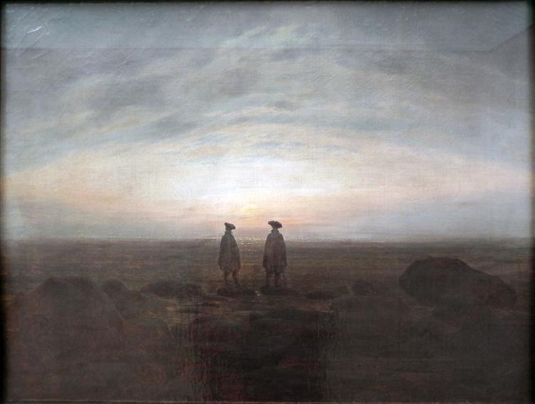 Two Men by the Sea - 1817