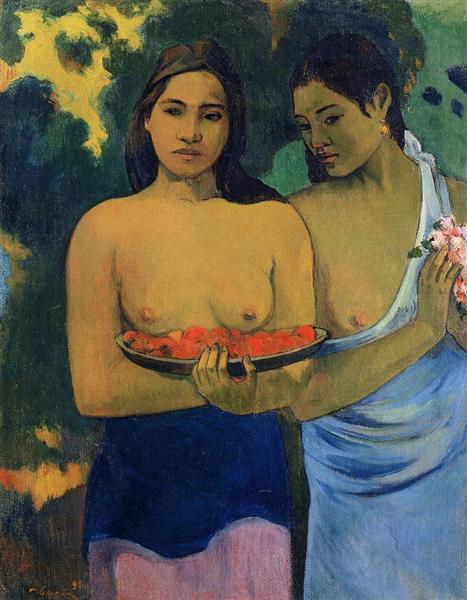 Deux femmes tahitiennes - 1899