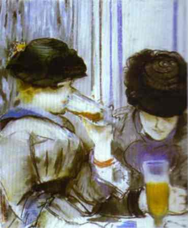 Dos Mujeres Bebiendo Bocks - 1878