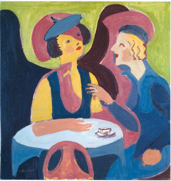 Due donne in un caffè - 1929