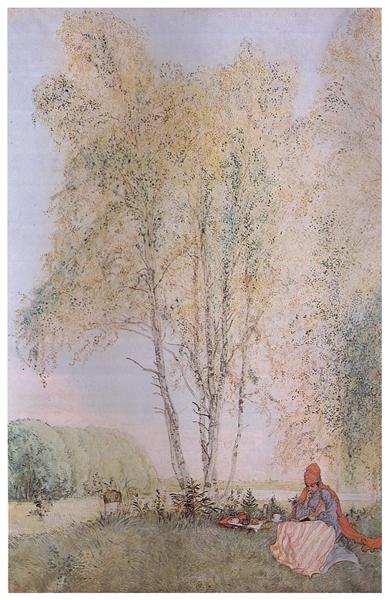 Under the birch - 1902