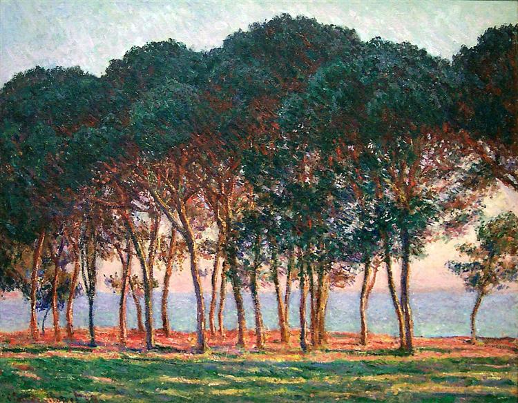 Under the Pines at the End of the Day - 1888