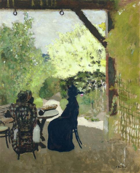 Under verandan - 1900