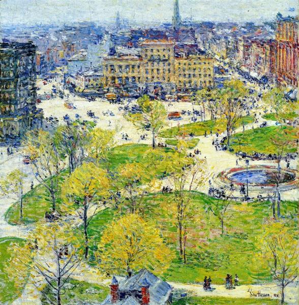 Union Square in Spring - 1896