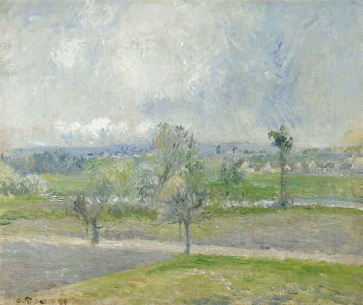 Valhermeil nær Oise - Rain Effect - 1881