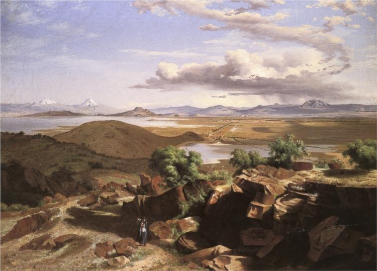 Vale do México do Cerro de Santa Isabel - 1892