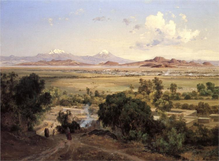 MEXICO VALLEY FROM THE CERRO OF THE TEPEYAC - 1894