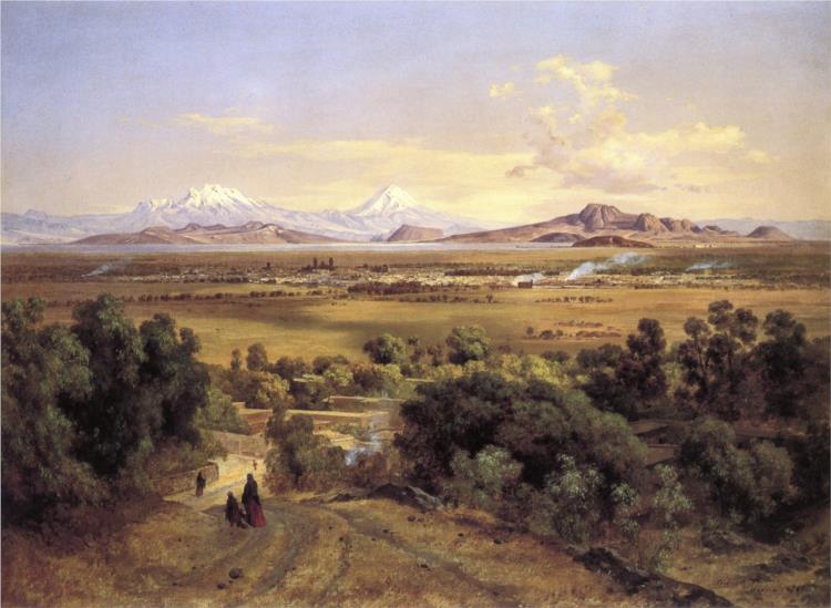 Valle del Messico dal Cerro de Tepeyac - 1894