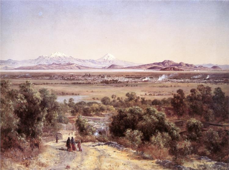 MEXICO VALLEY FROM THE CERRO OF THE TEPEYAC - 1894