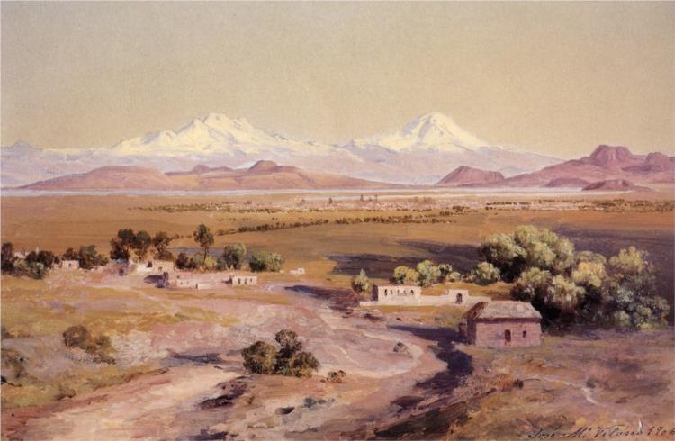 MEXICO VALLEY FROM THE TEPEYAC - 1906