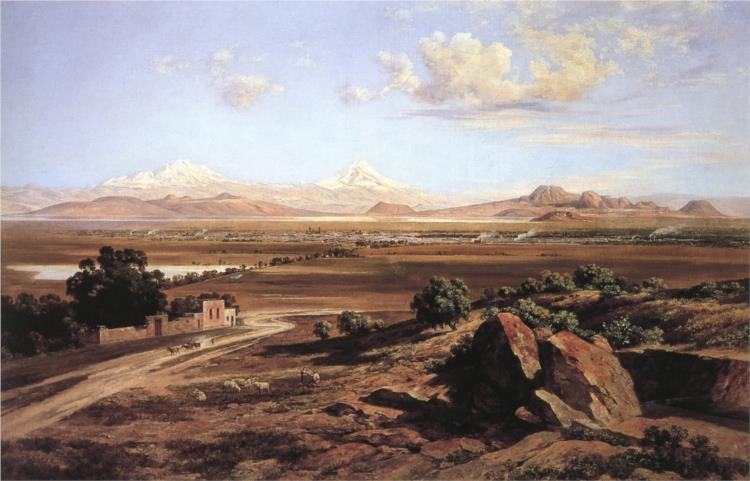 MEXICO VALLEY FROM THE TEPEYAC - 1908