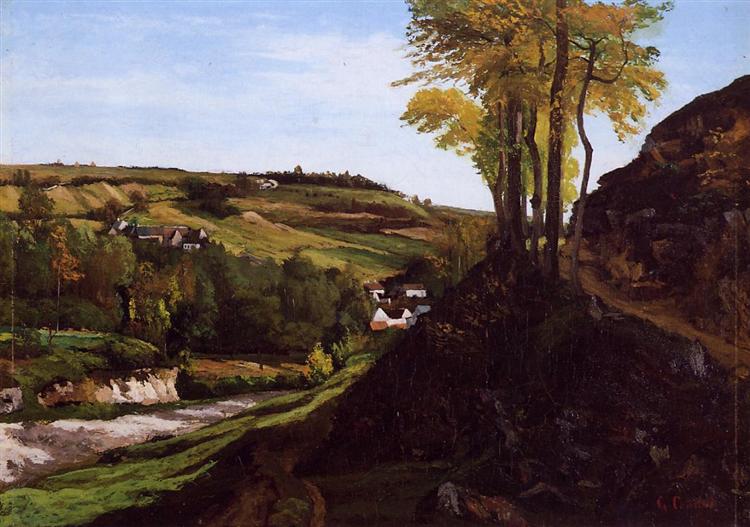 Ornans Valley - 1858