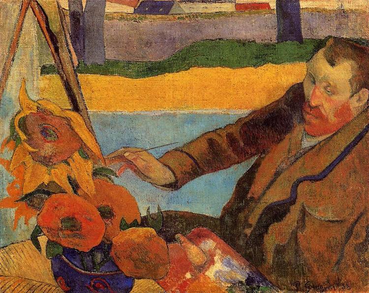 Van Gogh Malerei Sonnenblumen - 1888