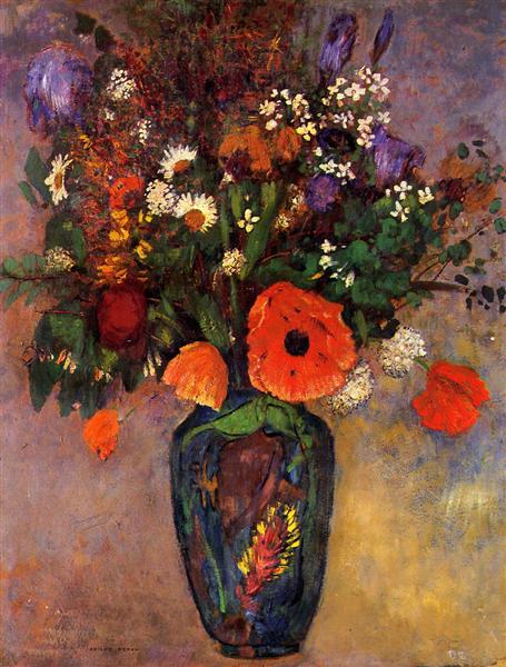 Vase of flowers