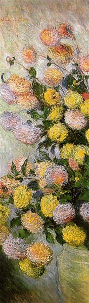 Vase of Dahlias - 1883