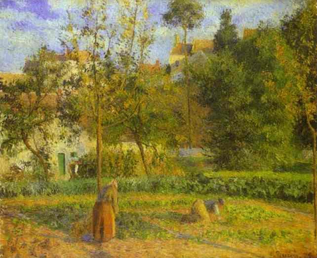 Garten im Erbe in der Nähe von Pontoise - 1879