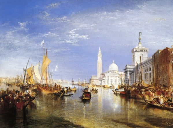 Wenecja - La Dogana i San Giorgio Maggiore - 1834