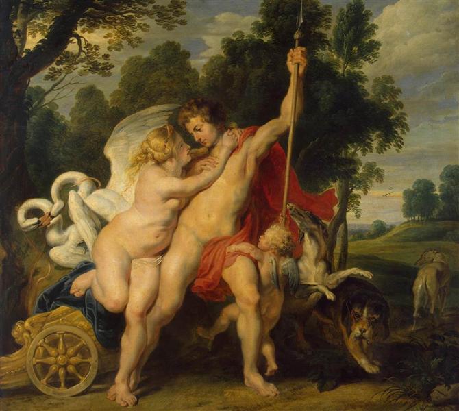 Venus och Adonis - 1614