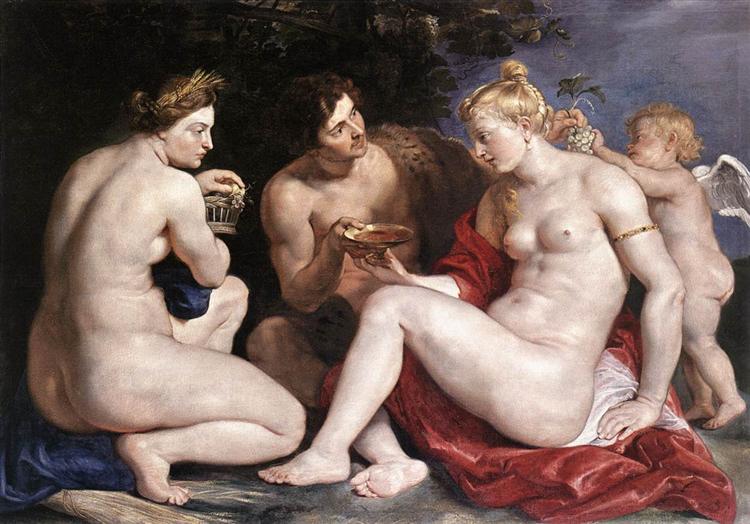 Vênus - Cupido - Baco e Ceres - 1613