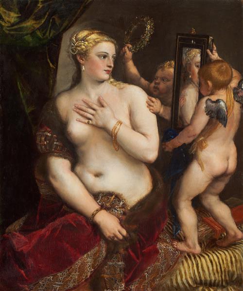 Venus voor de spiegel - 1554