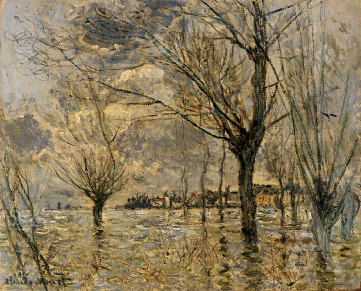 Vetheuil - The Flood - 1881