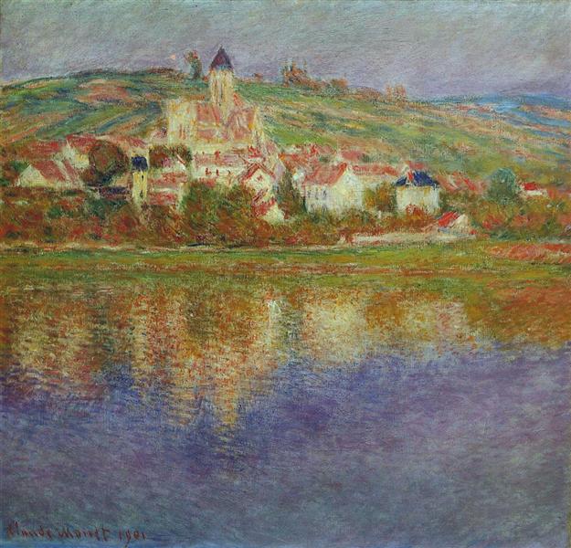 Vetheuil - Efeito rosa - 1901