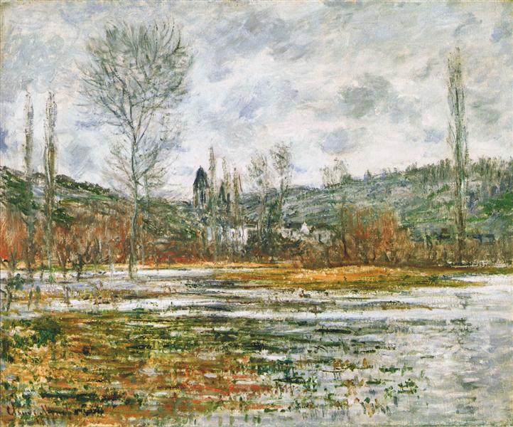 Vetheuil - Pradera imandée - 1881