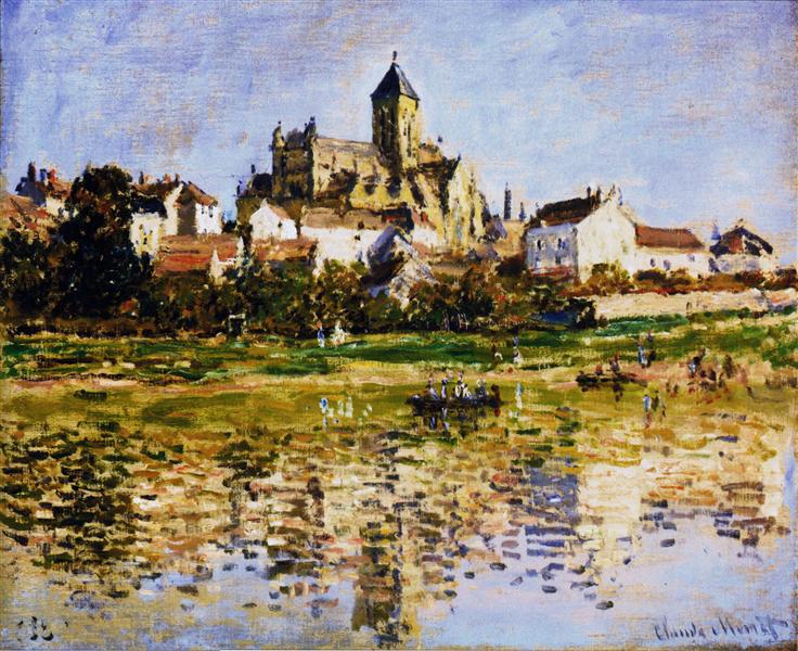 VETHEUIL - The Church - 1880