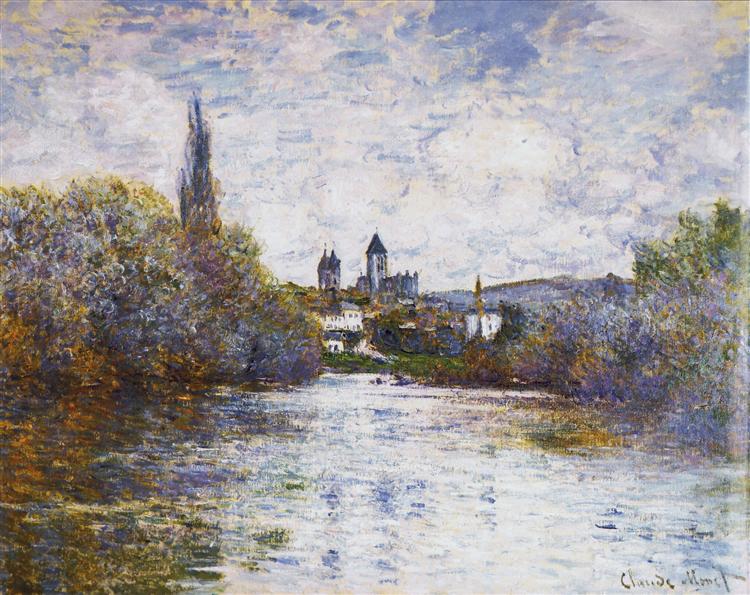 Vetheuil - The Little Arm of the Seine - 1880