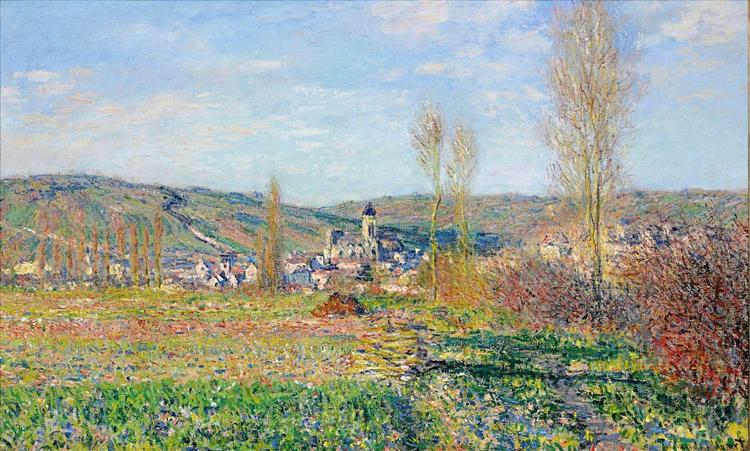 Vetheuil unter der Sonne - 1880