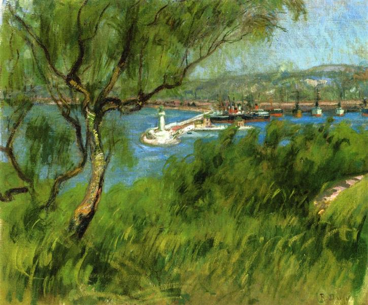 Vue d'un port - 1902