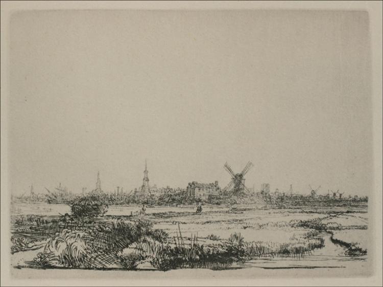 Vista de Amsterdã - 1640